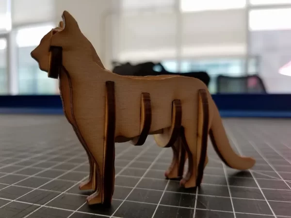 кошка 3d головоломка