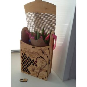 Коробка для вина с букетом