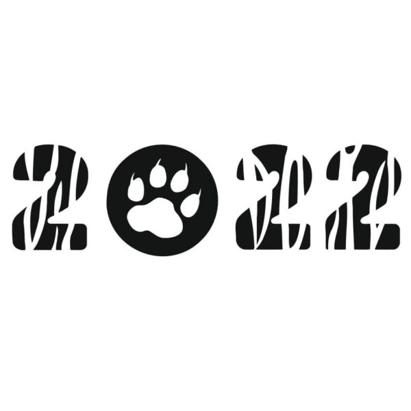 2022 год с лапой тигра