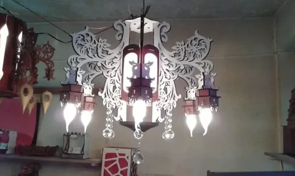 Антикварная люстра cnc