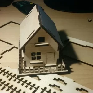 Деревянный дом 3 мм