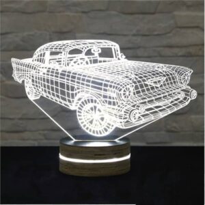 3Д светильник автомобиль