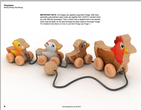 игрушка Henny penny pull along toy игрушка план набор