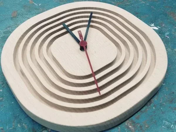 Step clock cnc router plans