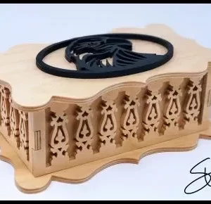 Декоративная коробка cnc
