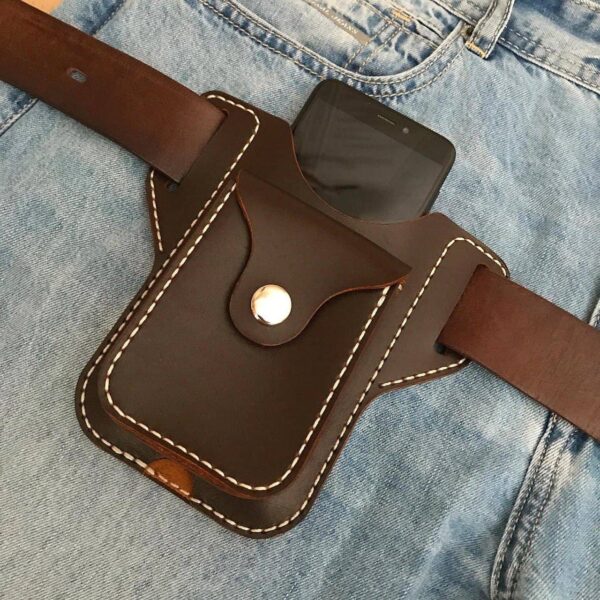 Выкройка чехла для смартфона из кожи