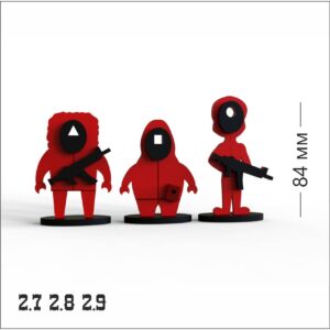 Человечки из Игры в кальмара