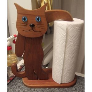 Держатель полотенца Кот