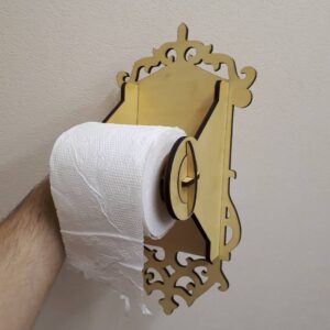 Держатель туалетной бумаги из фанеры