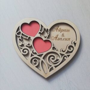 Коробочка для свадебных колец 3