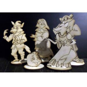 Фигурки из сказки Колобок
