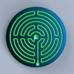 Игра лабиринт круглый