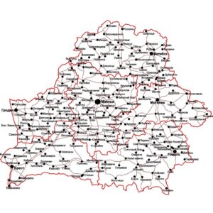 Карта Беларуси