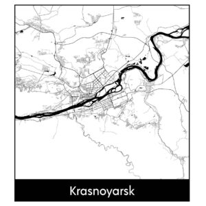 Карта Красноярска