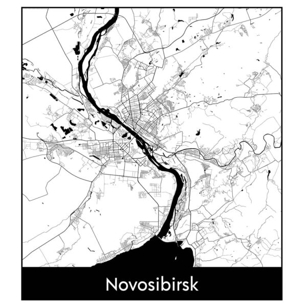 Карта Новосибирска