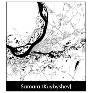 Карта Самары