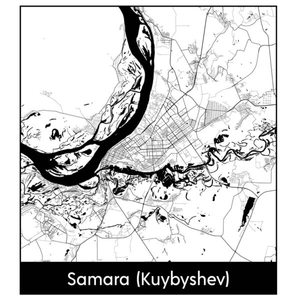Карта Самары