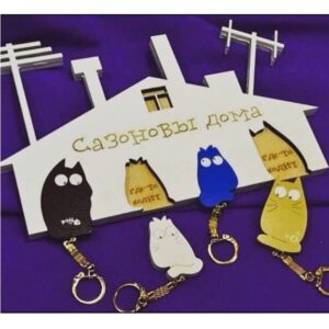 Ключница коты дома