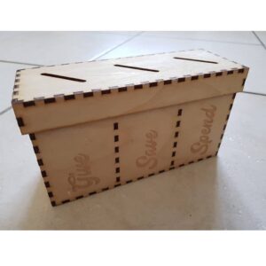 Копилка с 3 отсеками