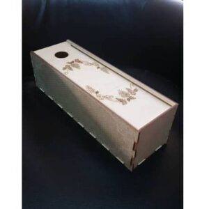 Коробка для вина с выдвижной крышкой