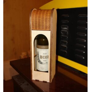 Коробка под вино с ширмой