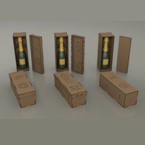 Коробки для бутылки из МДФ