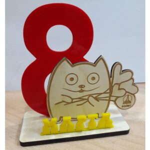 Статуэтка кот 8 марта