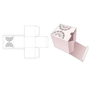Квадратная упаковка для косметики