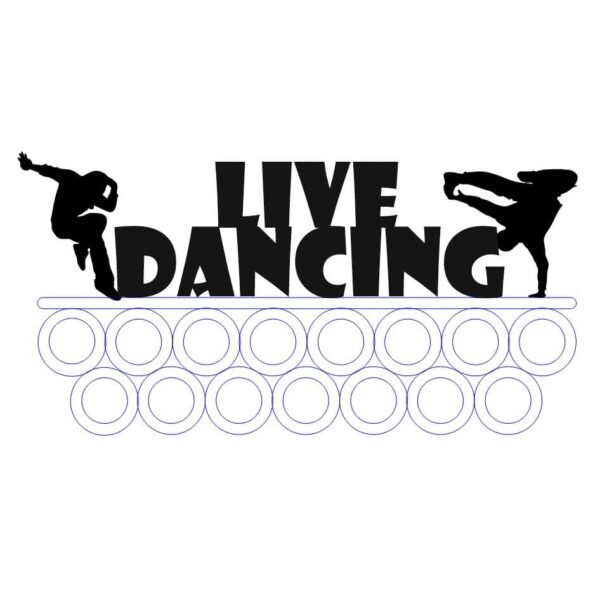 Медальница Live Dancing