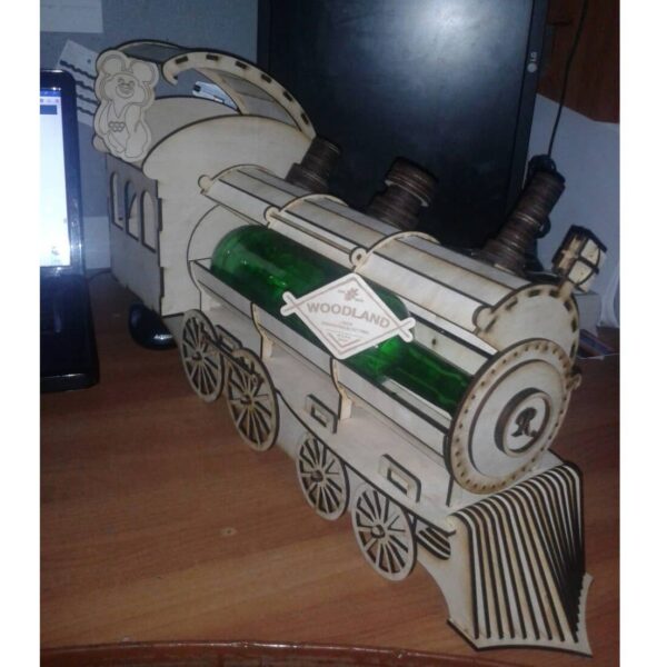Паровоз под бутылку