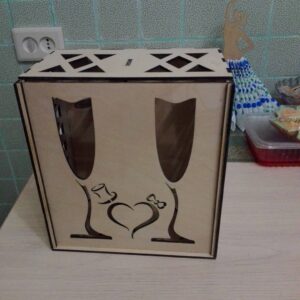Коробка под 2 бокала