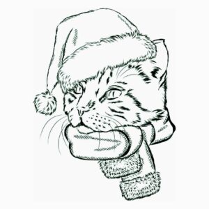 Новогодний кот