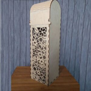 Резная коробка под бутылку