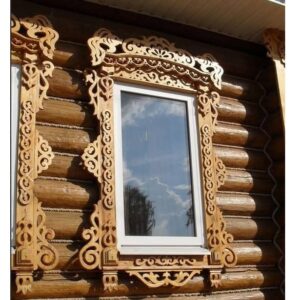 Резной наличник на окно