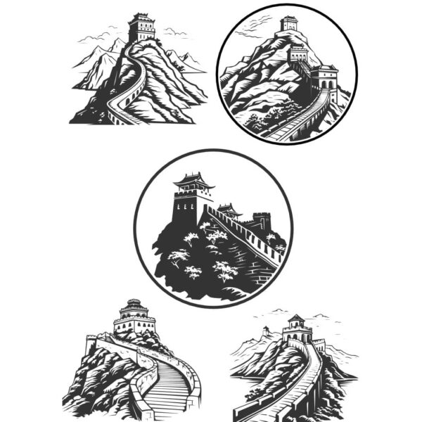 Рисунки Китайской стены
