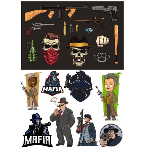Рисунки мафии и бандитов