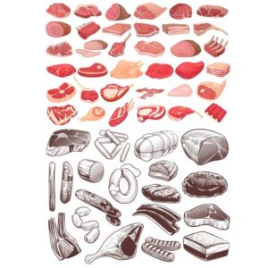 Рисунки мяса