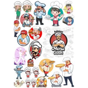 Рисунки поваров 2