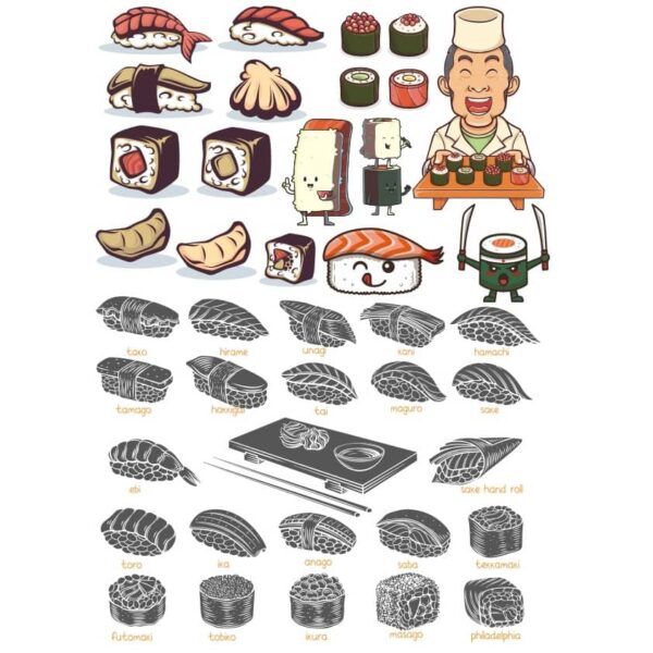 Рисунки суши
