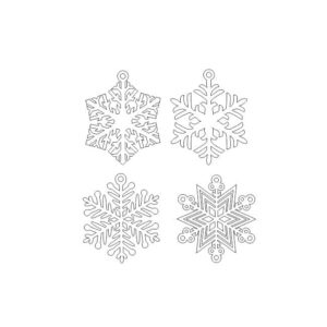 Подвесные снежинки