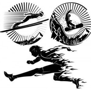 Спортсмены для гравировки