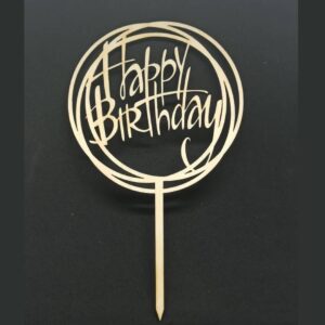 Топпер happy birthday